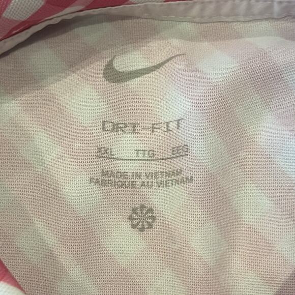 Nike Golf Women's Dri-FIT Victory Short Sleeve Gingham Polo Size XXL - Picture 6 of 8